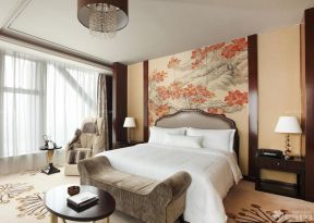高档宾馆客房床头柜设计效果图图片 