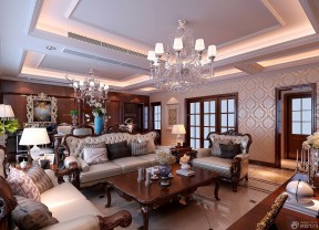 欧式风格客厅组合沙发装修图片欣赏