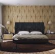 卧室木质床头背景墙装修效果图片