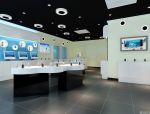 手機店灰色地磚裝修效果圖片