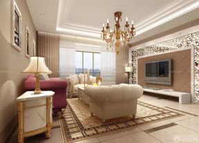 簡歐客廳裝修效果圖 室內(nèi)客廳裝修圖