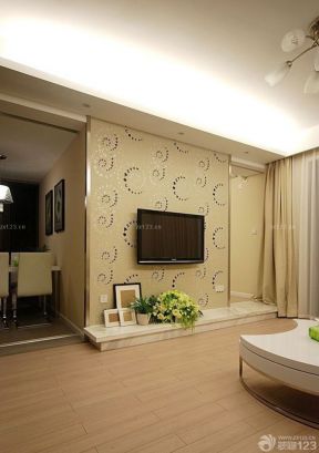 客廳電視背景效果圖 簡約家裝風格