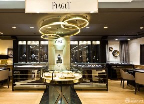 最新珠宝店玻璃展示柜设计效果图片 