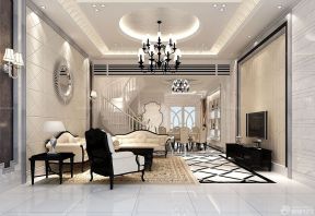 歐式風(fēng)格電視背景墻 自建房設(shè)計圖
