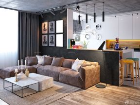 家裝隔斷效果圖 loft風(fēng)格