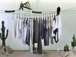 服裝門面裝修圖 室內(nèi)背景墻效果圖