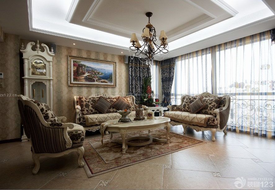 普通家庭欧式客厅装修效果图片