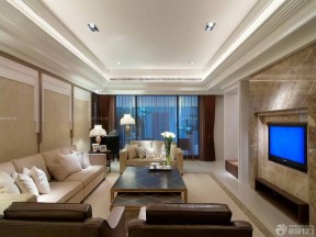 家庭客廳電視背景墻 現(xiàn)代簡約裝修風(fēng)格