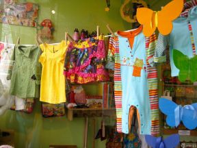 童裝店鋪裝修效果圖 室內(nèi)裝飾