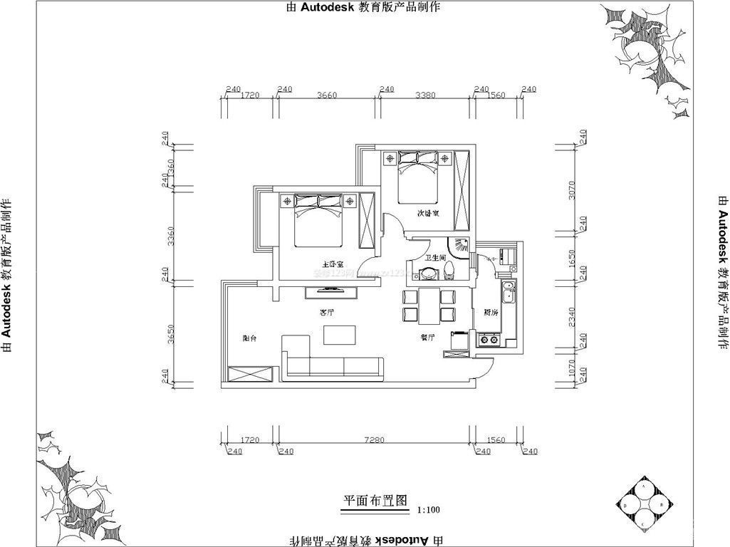 最新家裝房子戶型圖設計