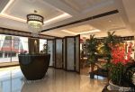 酒店大廳折疊屏風隔斷裝修效果圖片