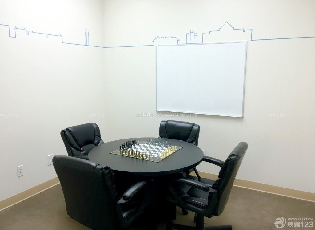 公司小型办公室简单室内装修效果图片 