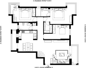 2023最新三居室房子户型设计图片