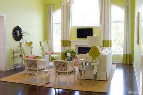 精美欧式别墅客厅色彩搭配图片