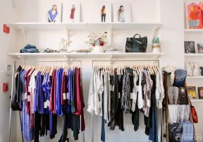 服裝店裝修圖片 置物架裝修效果圖片