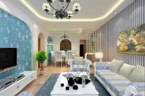 欧式客厅装修 地中海风格家居设计