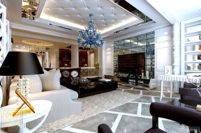 客廳裝飾燈 簡歐別墅風(fēng)格裝修效果圖片