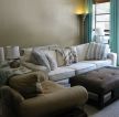 20平客厅美式沙发装修效果图片