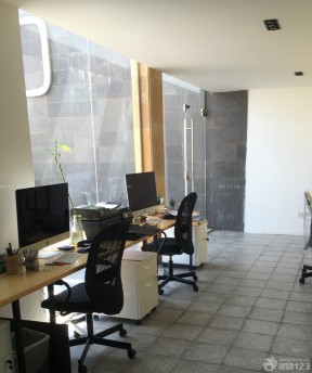 小型办公室装修图片 地砖