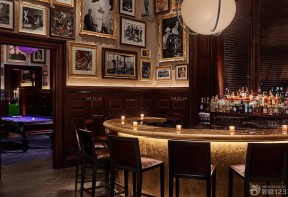 小型酒吧设计效果图 酒吧吧台设计装修效果图片