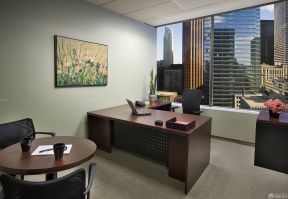 现代小办公室室内设计装修效果图片 