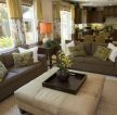田园客厅沙发颜色搭配装修设计效果图大全