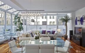 后现代家装客厅沙发颜色搭配效果图