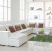 简约风格客厅白色家具的装饰图片