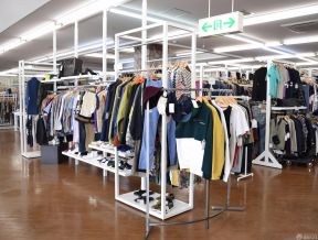 服裝店裝修圖 展示架裝修效果圖片