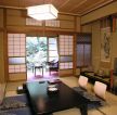 日式风格家装客厅阳台榻榻米装修图
