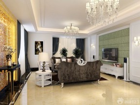 欧式风格客厅组合沙发装修图片