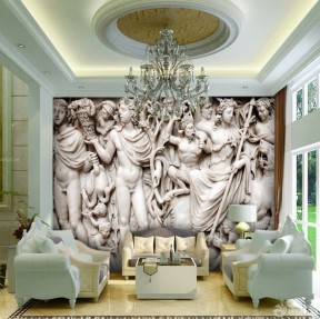 客厅欧式壁画图片