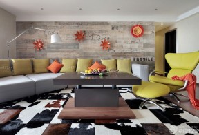 家装客厅设计多人沙发装修效果图片
