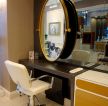 现代美发店室内镜子装修效果图片大全