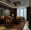 时尚中式客厅沙发背景墙效果图片