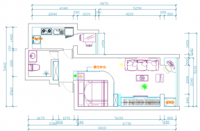 小戶型房子戶型設計圖片