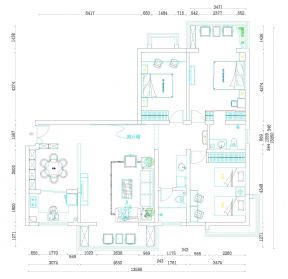 2023三居室房子户型设计图片大全