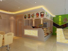 快餐店裝修效果圖 室內(nèi)設(shè)計(jì)