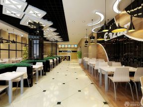 快餐店裝修效果圖 地板磚