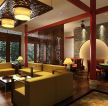 中式茶楼大厅设计装修效果图欣赏