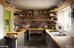 厨房搁板置物架装修设计效果图
