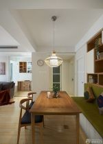 87平米三居室日式餐廳裝修效果圖