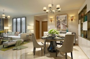 時尚餐廳設計圓餐桌