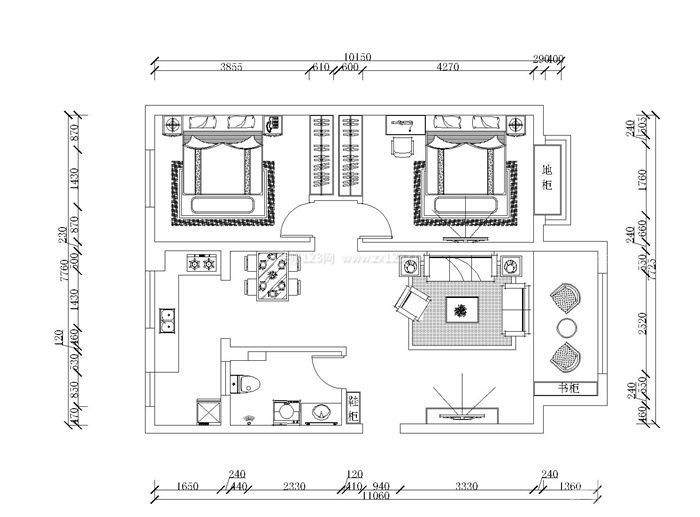 2023兩室房子戶型設(shè)計(jì)圖片