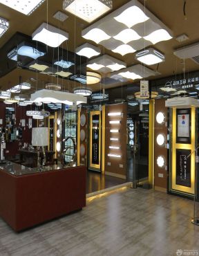 燈具店面裝修效果圖 