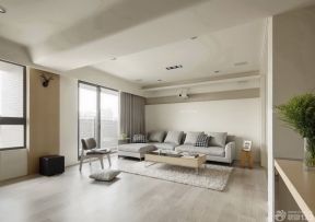客廳裝修樣板間 白色簡(jiǎn)約裝修效果圖