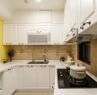 小厨房白色橱柜装修设计效果图片
