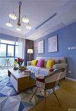 80平米精装修客厅沙发颜色搭配效果图