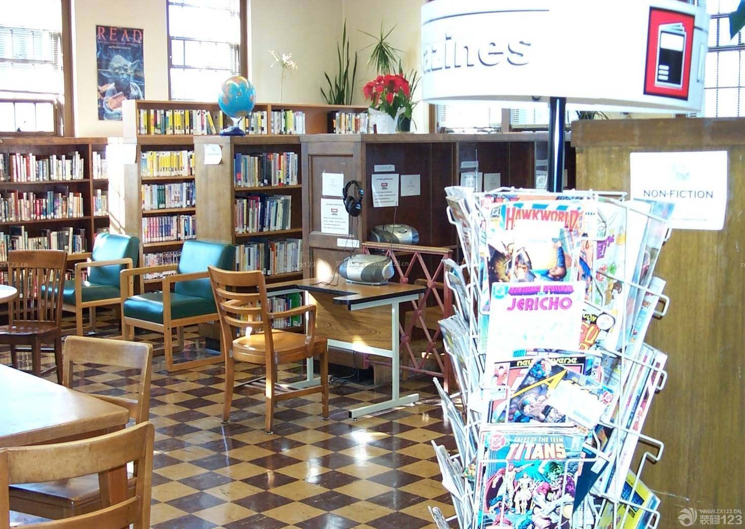 书店面室内设计效果图片
