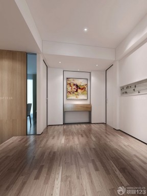 现代别墅设计原木地板装修效果图片